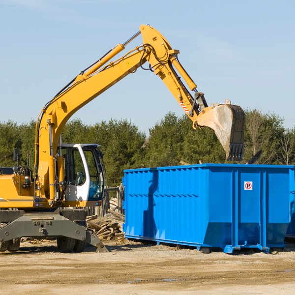 are there any restrictions on where a residential dumpster can be placed in Bethlehem